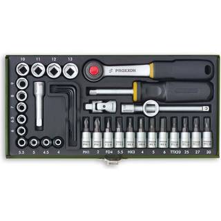 Proxxon topnøglesæt 1/4", 36 dele