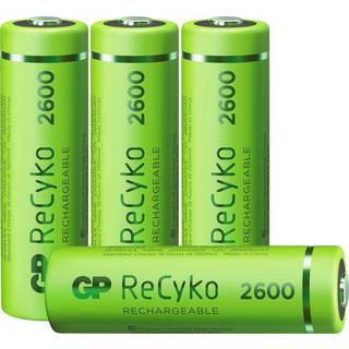 GP BATTERIES GP Recyko 2.600 mAh AA/HR6 4-pakke 201210