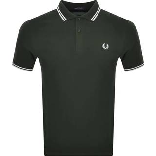 Fred Perry Twin Tipped Polo Shirt Night Green