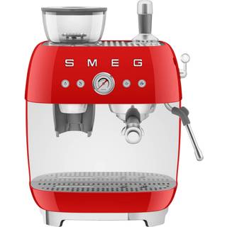 Smeg Smeg 50's Style espressomaskine med kaffekværn Rød