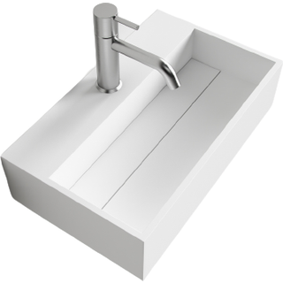 Kubo 50 - 50x30 Håndvask. Mathvid SolidTec®