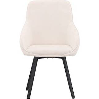 Rosie spisestuestol med armlæn beige.