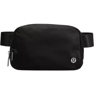 Lululemon atletica overalt bæltpose sort 7,5 x 5 x 2 tommer