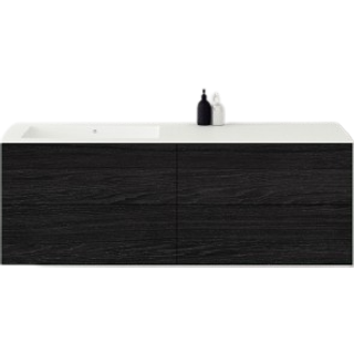 Copenhagen Chic 140L - Corian®. Smoked Black Oak