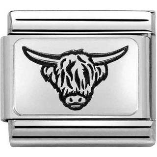 Nomination Highland Cow Charm - Silver