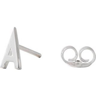 Design Letters Ørering ørestikker m. Arne Jacobsen bogstav - Sølv A-Z W