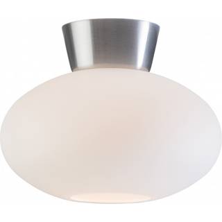 Belid Bullo plafond opalglas Ø27 cm Aluminium
