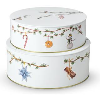 Hammershøi Christmas 2023 kagedåse Ø20+Ø22 cm