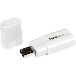 StarTech.com USB to Stereo Audio Adapter Converter - USB stereo Adapter - USB External sound Card - Laptop sound Card (ICUSBAUDIO) USB 2.0 Ekstern
