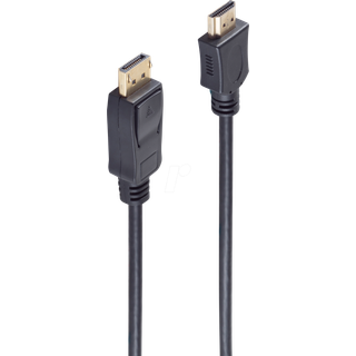 S-Impuls DisplayPort til HDMI Kabel 3m