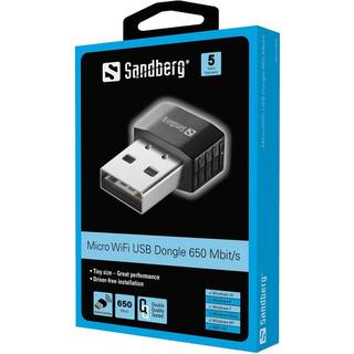 Sandberg Micro Wifi Dongle 650 Mbit/s