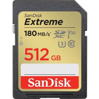 SanDisk Extreme SD - 180MB/s - 512GB