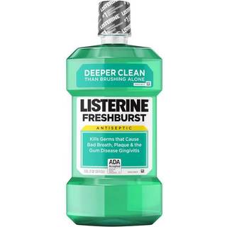 Listerine - 8679 Freshburst Antiseptic mundskyl med kimdr?bende oral plejeformel for at bek?mpe d?rlig ?ndeplak og gingivitis 1 l