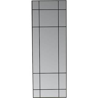 Lake stort gulvspejl 180x90cm med sort ramme