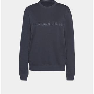 Mørkegrå bambus sweatshirt med til dame logo fra Copenhagen Bamboo, L
