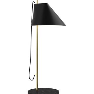 Yuh Bord Messing/Sort Marmor