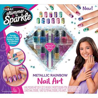 Shimmer n' Sparkle Metallisk negledesign (På lager i butik)