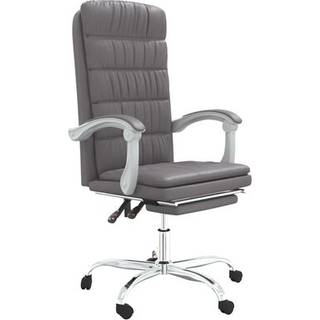 Kontorstol Kunstlæder - Grå
