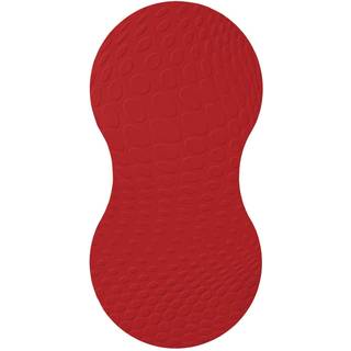 Karim Rashid - double coaster recycled leather 4 pak, chili