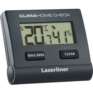 Laserliner ClimaHome-Check digital temperatur og hygrometer, sort