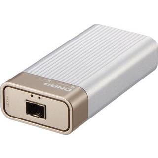 QNAP LAN QNA-T310G1S 1x10GbE NBASE-T SFP+ Single port Thunderbolt3 to single port 10GbE SFP adapter bus powered