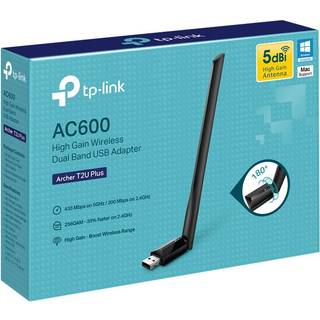 TP-Link Archer T2U Plus AC600 High Gain Wireless Dual Band USB Adapter