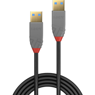 Lindy USB 3.0 kabel - USB-A / USB-A - Anthra Line - 0.5 m