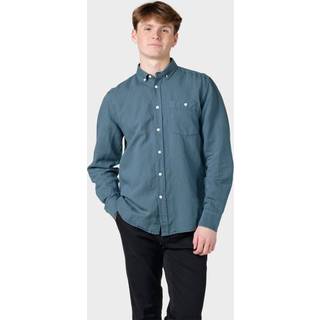 Klitmøller Collective - Benjamin linen shirt - Moss Green - L