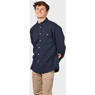 Klitmøller Collective - Benjamin linen shirt - Navy - XXXL