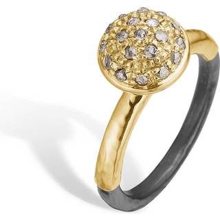 Victoria Rose Gold Pavé Ring - 54