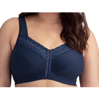 Broderie Anglaise BH med frontlukning