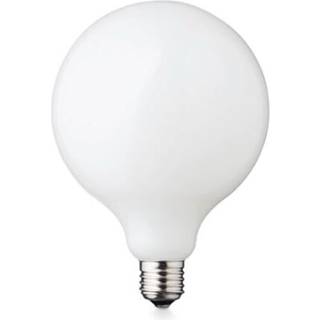 LED-pære Globe, E27, Ø 12,5 cm, mat, 5 W, 2.200 K