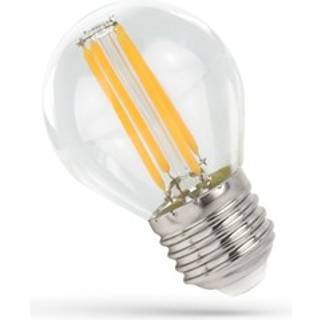 Spectrum 5.5 W LED kronepære - G45, kultråd, dæmpbar, E27 - Dæmpbar : Dæmpbar, Kulør : Varm