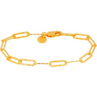 IX Studios Alpha Armbånd 22 kt. Forgyldt Sølv DMV0352GD17-19 cm - Unisex - 925 Sterling Silver