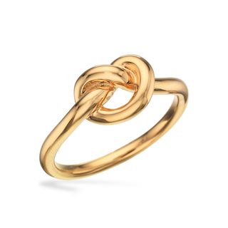 Scrouples ring med knude i 8 kt guld