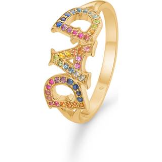 Mads Z DAD ring 14 kt guld med ægte sten