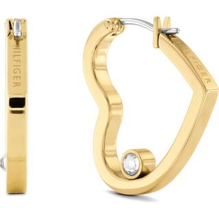 Tommy Hilfiger Heart Øreringe Rustfrit Stål 2780753 - Dame - Stainless Steel