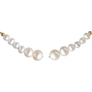 Aura Large Earclimbers, Gold Plated