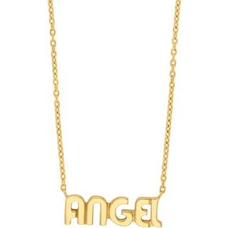 Nordahl Jewellery - STATEMENT52 ANGEL halskæde i forgyldt sølv**