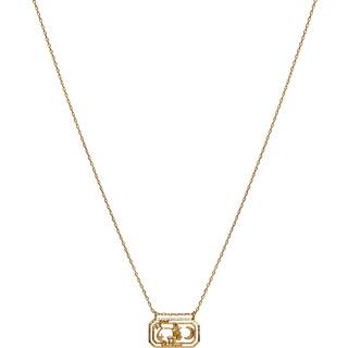 Maanesten Zodiac Halskæde 18 kt. Forgyldt Sølv 2579a - Dame - 925 Sterling Silver