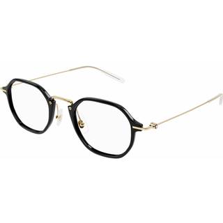 Montblanc MB0296O Asian Fit 001 50 Briller Mænd Black - Gold - 50mm