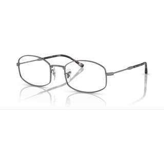Ray - Ban Unisex RX6510 2502 Optiske stel Metal Grå Transparent Pillow Normal