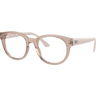 Ray-Ban RX7227 8203 51 Briller Mænd Brun - Transparent Alabaster Wool Brown - 51mm