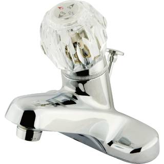 Kingston Brass KB521B Enkelth?ndtag 4 in. CentreSet badev?relse vandhane poleret krom