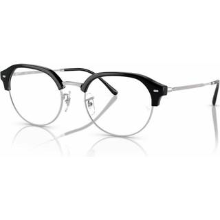 Ray - Ban Unisex RX7229 2000 Optiske stel Injiceret Sort Transparent Geometrisk Normal