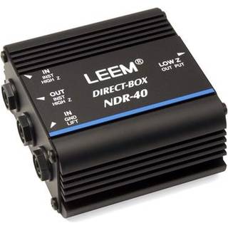 Leem NDR-40, Passiv DI-box 2 x jack in, 1 x XLR out