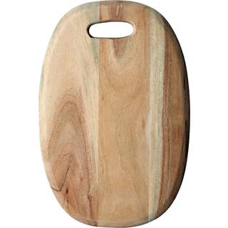 DACORE Skærebræt oval 24 x 36 cm akacietræ