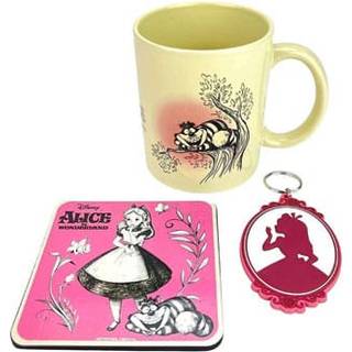 Disney Mug, Coaster and Keychain Set Alice in Wonderland Vintage