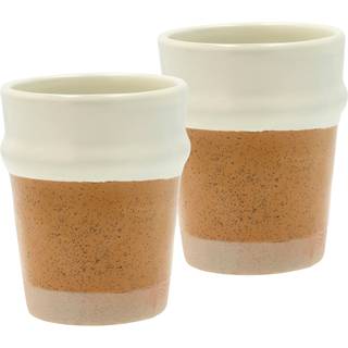 Villa Collection Evig krus 35 cl 2-pak Amber/Creme