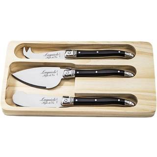 Laguiole Ostknive 3 stk, sort